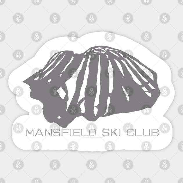 Mansfield Ski Club Resort 3D Sticker by Mapsynergy